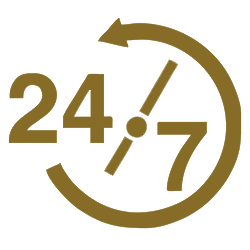 24/7 availability